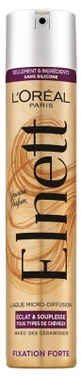L'Oréal Paris Elnett: laca de fijación fuerte para brillo y flexibilidad, para todo tipo de cabellos, 300 ml