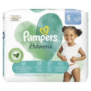 Pampers Harmonie talla 5, 31 pañales (11–16 kg)