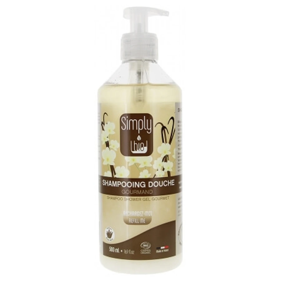 Simply Bio Biologische Verwen-shampoo & douchegel 500 ml