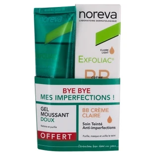 Noreva Exfoliac BB Cream 30 ml + gratis milde schuimgel 100 ml