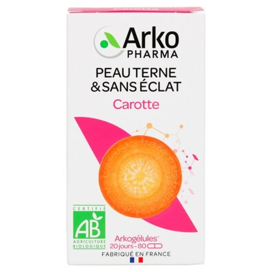 Arkopharma Arkogélules Organic Carrot 80 Capsules