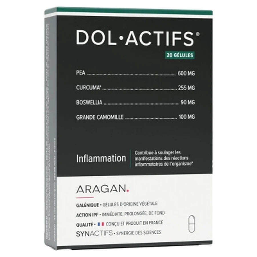 Aragan Synactifs DolActifs 20 Capsules