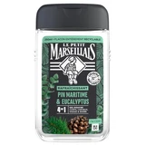 Le Petit Marseillais 4-in-1 verfrissende douchegel met zeeden en eucalyptus, 250 ml
