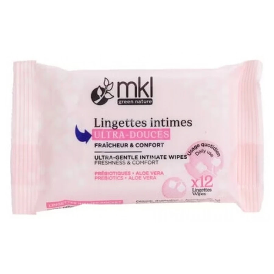 MKL Green Nature Șervețele intime ultra-delicate, 12 șervețele