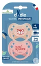 Dodie 2 chupetes anatómicos de silicona +6 meses