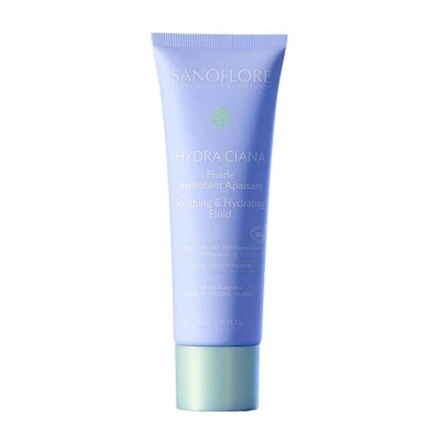 Sanoflore Hydra Ciana Organic Soothing Moisturizing Fluid 50 ml