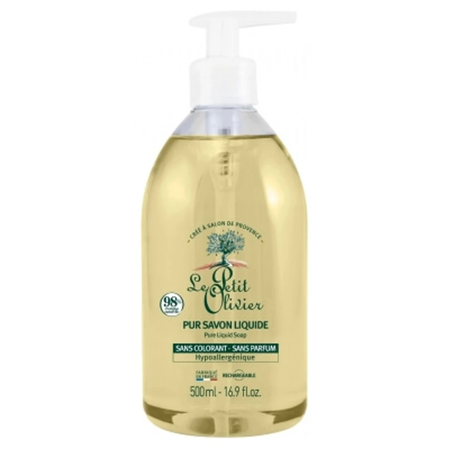 Le Petit Olivier Pure navulbare vloeibare zeep, 500 ml