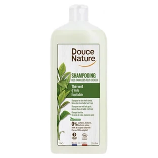 Champú de té verde indio ecológico de Douce Nature, 1 L