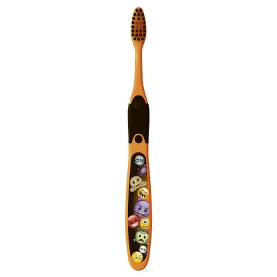 Elgydium Junior Toothbrush for Ages 7–12: Emoji Monster
