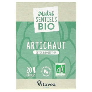 Vitavea Nutri'SENTIELS Alcachofa ecológica, 20 cápsulas