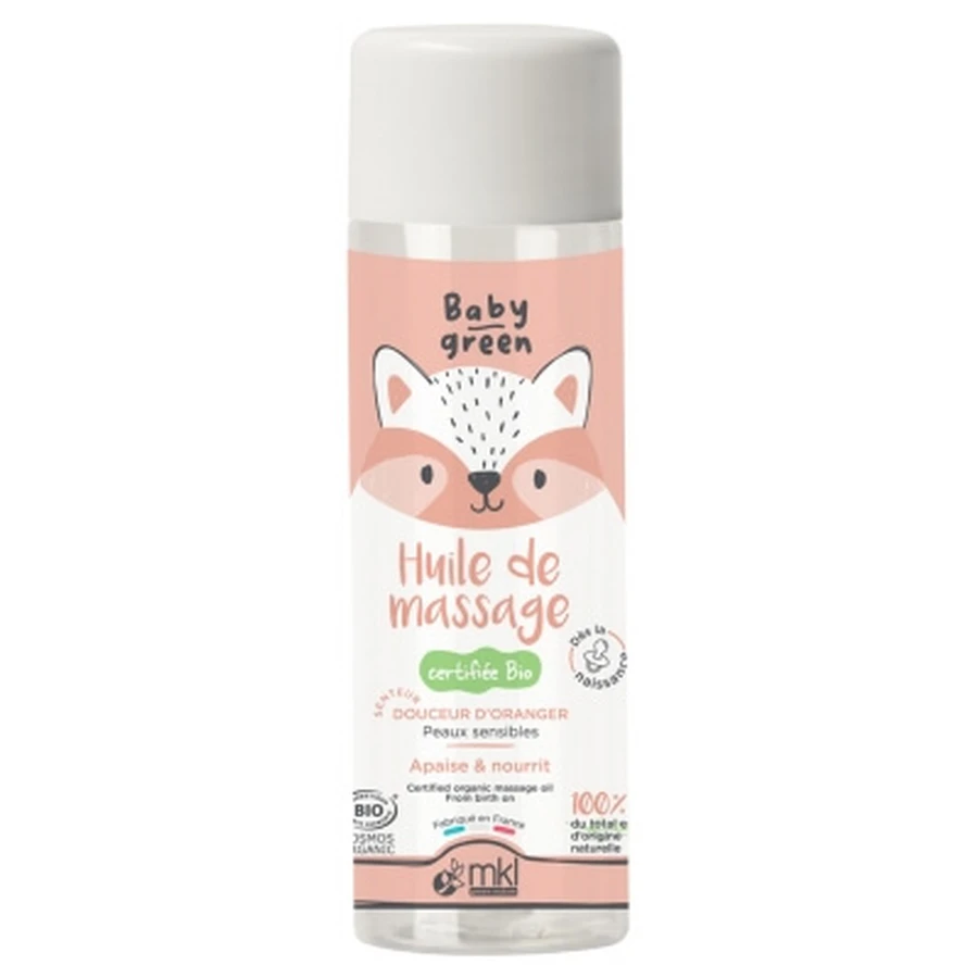 MKL Green Nature Baby Green biologische massageolie 100 ml