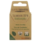 Superwhite biologisch abbaubare Zahnseide, 50 m