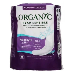 Organyc Urinary Incontinence Normal 12 Organic Pads
