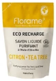 Florame Organic Lemon and Tea Tree Purifying Liquid Soap Eco-Refill, 470 ml