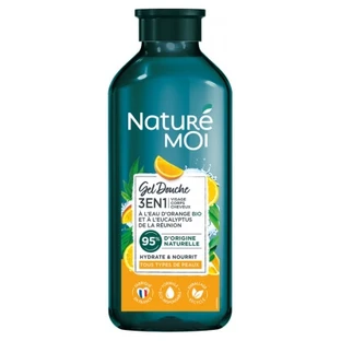 Gel de ducha ecológico 3 en 1 de naranja y eucalipto de Naturé Moi, 250 ml