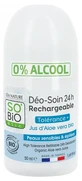 Léa Nature SO BIO étic 24-uurs navulbare biologische aloë vera-roll-on deodorant 50 ml