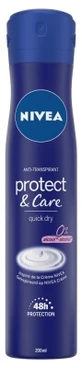 Nivea Protect & Care 48-uurs anti-transpirant deodorant spray, 200 ml