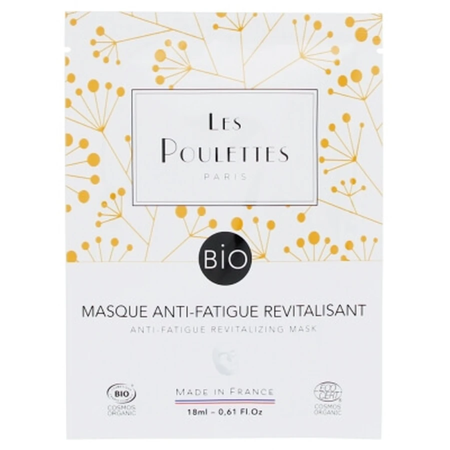 Mascarilla revitalizante y antifatiga ecológica de Les Poulettes Paris, 18 ml