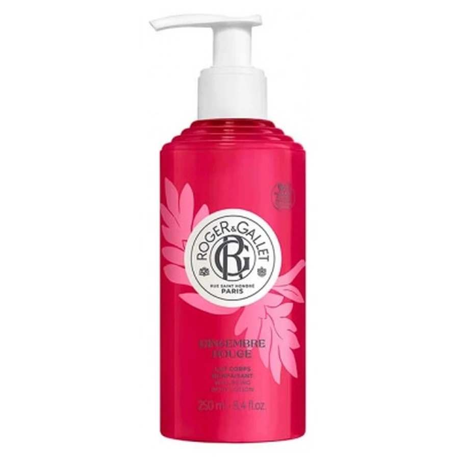 Loción corporal calmante de jengibre rojo de Roger & Gallet, 250 ml