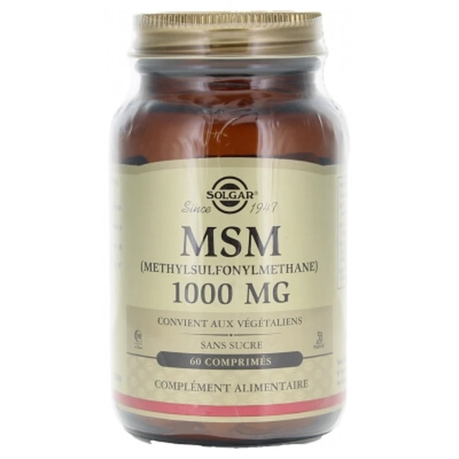 Solgar MSM 1000 mg, 60 Tabletten