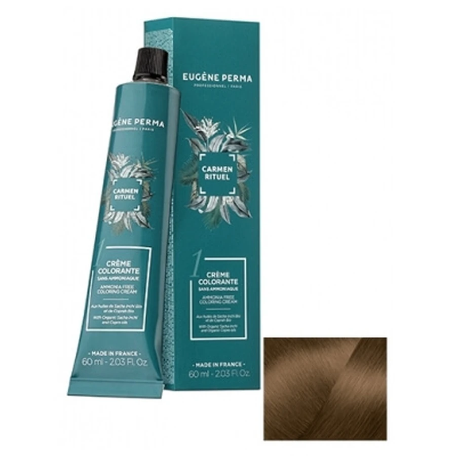 Eugène Perma Professional Eugène Perma Tinte permanente para el cabello Rubio caoba dorado 7.35 Carmen Ritual