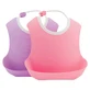 Twistshake Bavoir Doux avec Récupérateur 4 Mois et + Lot de 2