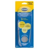 Plantillas Scholl Tri-Comfort fáciles de colocar para hombre, 1 par