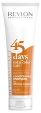 Revlon Professional 45 Days Revlonissimo shampoo en conditioner voor koperkleurig haar, 275 ml