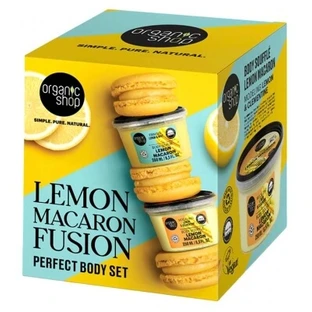 Organic Shop Lemon Macaron Fusion-lichaamsset