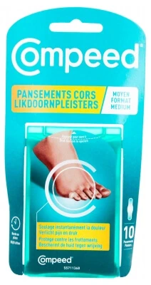 Compeed Corn Pads, Medium Size, 10 Pads