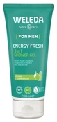 Weleda Men's Energy Fresh 3-in-1 Shower Gel, 200 ml