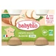 Babybio White Sweet Potato, 4 Months and Up, Organic, 2 Jars of 130 g