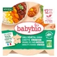 Babybio: Chili suave de verduras con zanahorias, granos de maíz y alubias rojas, a partir de los 12 meses, ecológico, 230 g