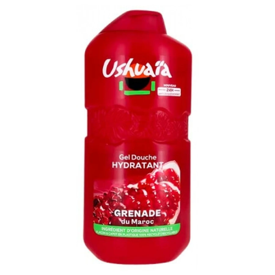 Gel de ducha hidratante de granada Ushuaïa, 280 ml