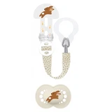 MAM Original Natural Pacifier for 18 Months and Up with Pacifier Clip