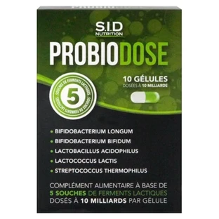 S.I.D Nutrition Probiodose 10 Capsules