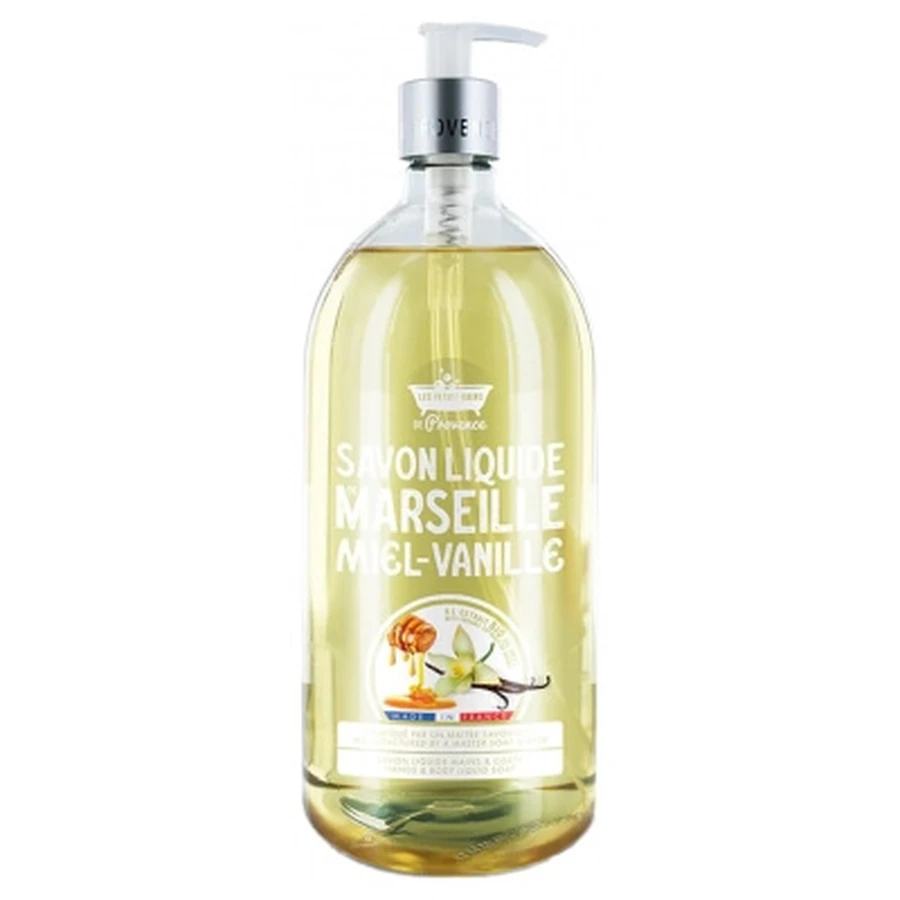 Les Petits Bains de Provence Savon de Marseille Miel-Vanille 1 L