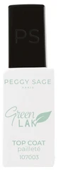 Peggy Sage Green Lak Glitter LED Top Coat 10 ml