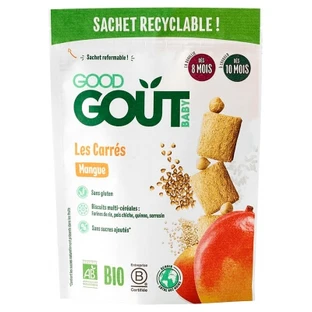 Good Goût Bio-Mango-Quadrate, für Babys ab 8 Monaten, 50 g