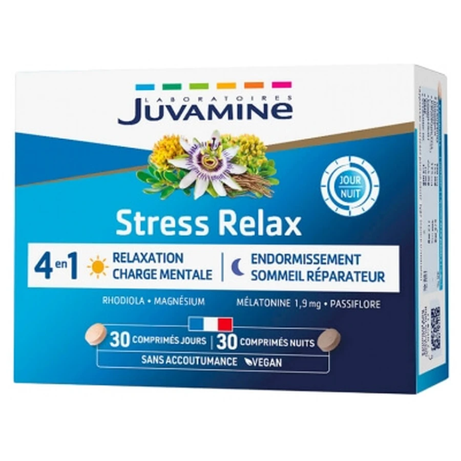 Juvamine Stress Relax 4 en 1, 60 comprimidos
