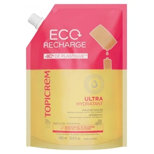 Topicrem Ultra-feuchtigkeitsspendendes Duschöl, Öko-Nachfüllpackung, 1000 ml