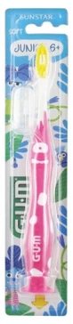 GUM Brosse à Dents Soft Junior 6 Ans et + 902