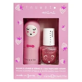Inuwet Mini Set: Lip Balm 3.5 g + Strawberry-Scented Water-Based Nail Polish 5 ml