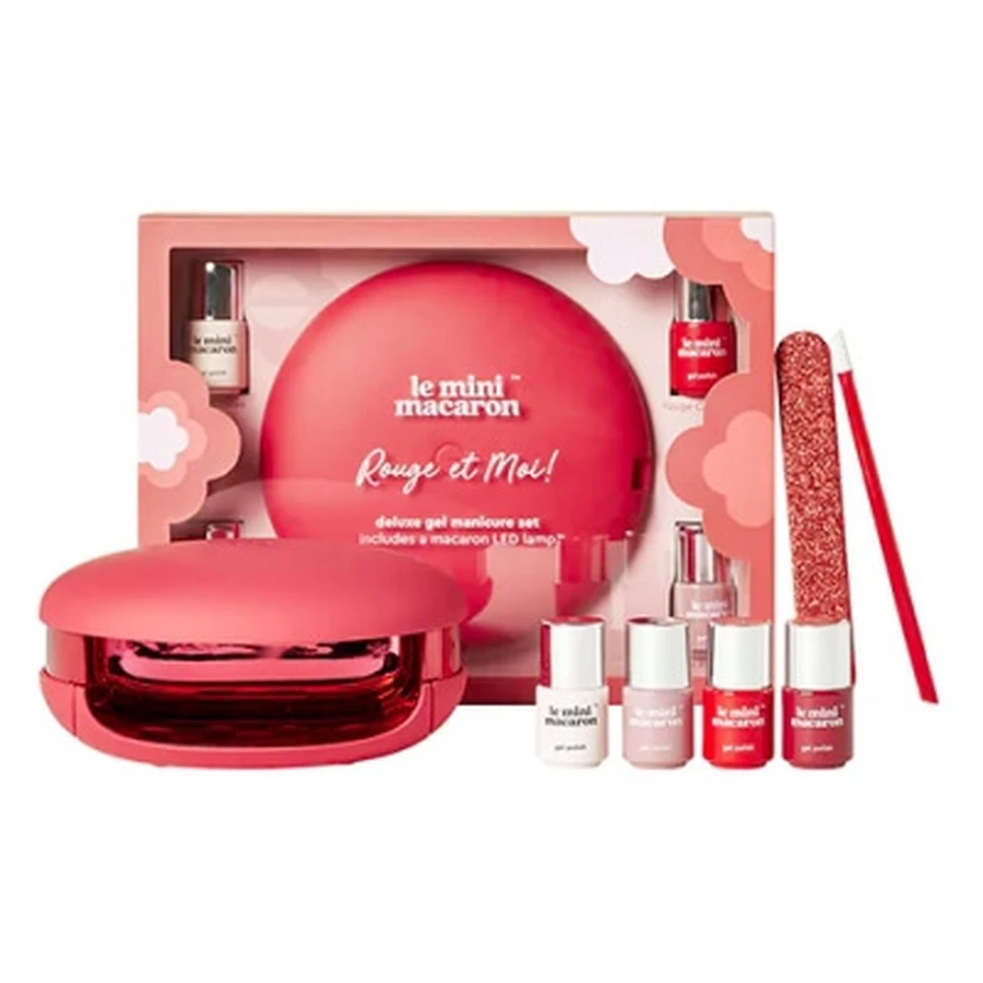 The Mini Macaron Semi-Permanent Nail Polish Kit: Le Maxi Rouge et Moi