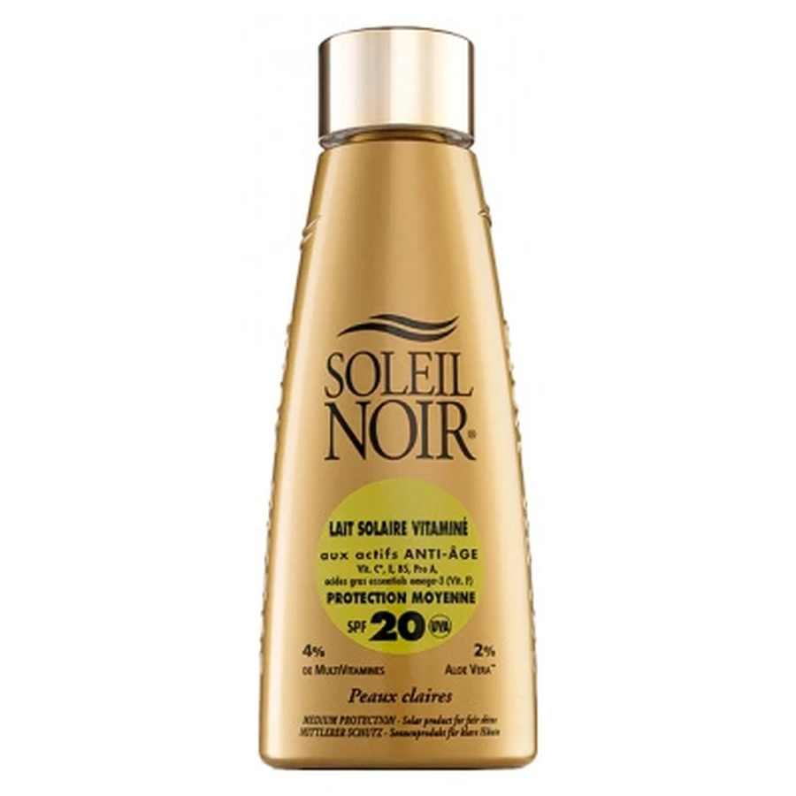 Soleil Noir Vitamin-angereicherte Sonnencreme, mittlerer Lichtschutzfaktor 20, 150 ml