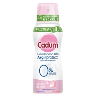 Cadum Argil'Protect 48-Stunden-Deodorant „Soft Rose“ Spray, 100 ml