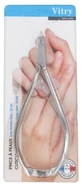 Vitry Stainless Steel Skin Tweezers with Clasp, 12 cm