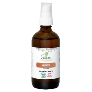Salvia Nutrition Organic Virgin Hazelnut Vegetable Oil, 100 ml