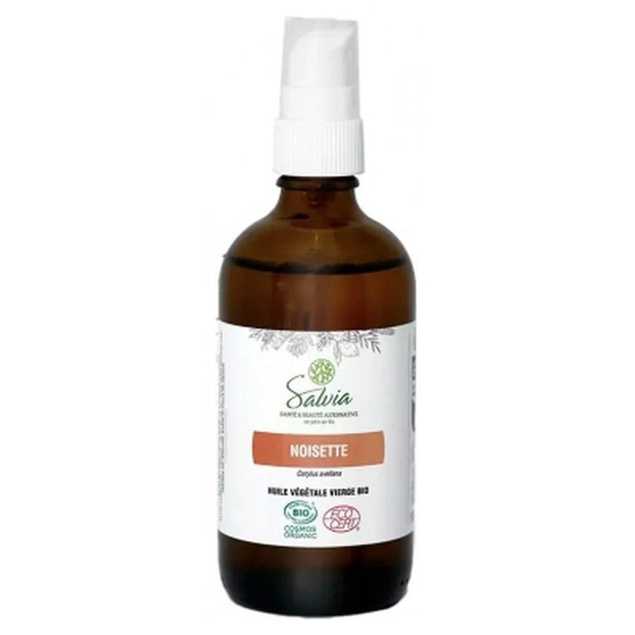Salvia Nutrition Huile Végétale Vierge Noisette Bio 100 ml