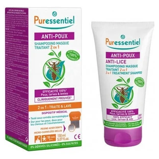 Puressentiel Anti-luizen 2-in-1 behandelingsshampoo en -masker, 150 ml